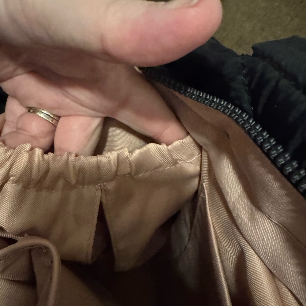 Poppy & Peonies Quilted Black Tote with Blush Pink Interior - Go Getter Tote - Picture 4 of 15
